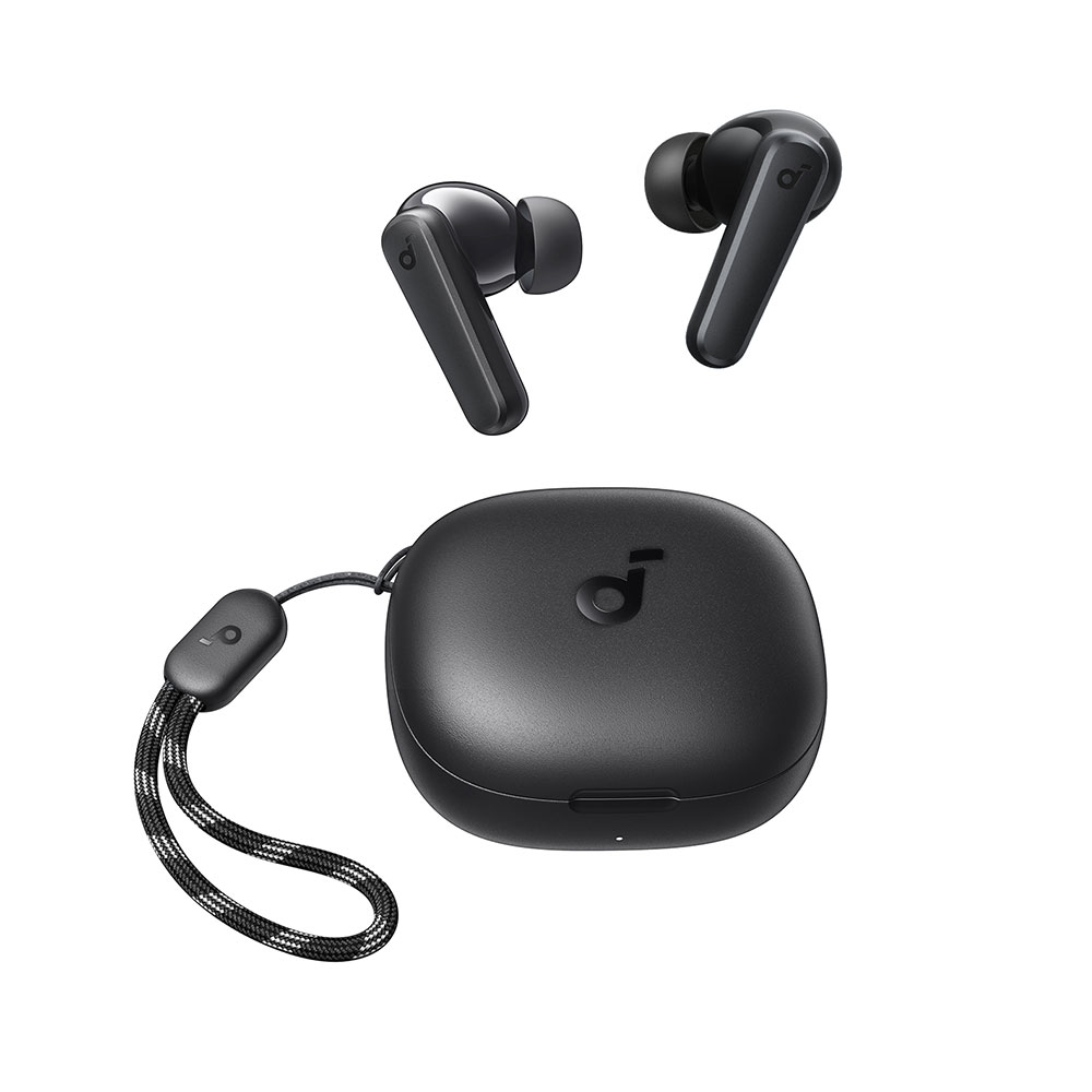 Anker Soundcore R50i Black True Wireless (TWS) Earbuds 10mm Drivers with Big Bass, Bluetooth 5.3, 30H Playtime, IPX5-Water Resistant, AI Clear Calls with 2 Mics, 22 Preset EQs via App