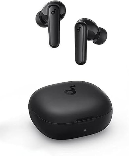 Anker Soundcore R50i Black True Wireless (TWS) Earbuds 10mm Drivers with Big Bass, Bluetooth 5.3, 30H Playtime, IPX5-Water Resistant, AI Clear Calls with 2 Mics, 22 Preset EQs via App