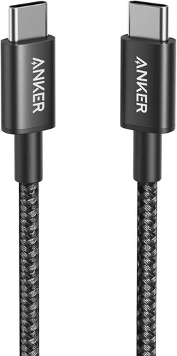 Anker Durable Braided USB-C to USB-C 2.0 Cable 3.3ft -Black