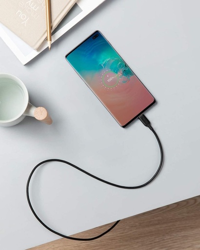 أنكر باورلاين III كابل USB-C إلى USB-C 2.0 3 قدم أسود